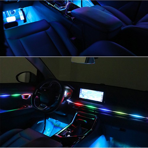 18in1 Auto RGB LED Symphony Dynamic Ambientebeleuchtung Lichtleiste APP Control - Bild 13 von 18