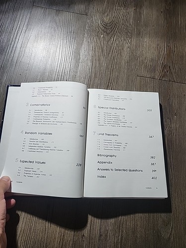 An Introduction To Probability & Its Applications Larson/Marx Hardcover 1985 - Picture 7 of 12