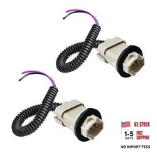 License Plate Lights Socket Rear Lamp Wire Harness Compatible with 1999-2015