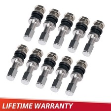 Tire Valve Stems For Car New Stainless Steel Hight Pressure 10pack Gearzaar