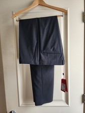 NWT Hugo Boss Men's Dress Pants Black Unhemmed Size 36R