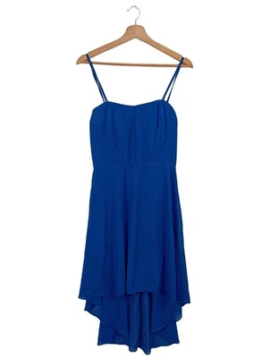 PINK BOOM PARIS Vestido de chifón Mujeres Vestido Talla EU 38 azul elegante - Imagen 1 de 4