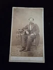 Civil War Soldier CDV Photo Portrait Identified Albert M Smith USS Essex 1862