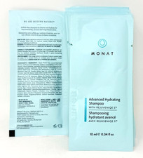 Monat Advanced Hydrating Shampoo w/ Rejuveniqe 10 Samples, 10ml each 