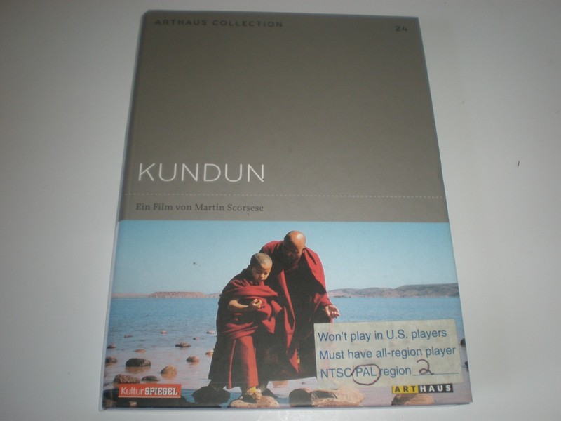 Kundun Arthaus Collection Region 2 German DVD Martin Scorsese Philip Glass 1997