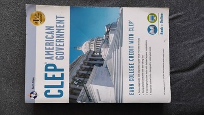 CLEP Test Preparation Ser.: CLEP American Government (REA) by Preston Jones
