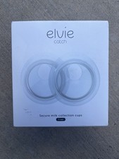 NEW - Elvie Catch Secure Breast Milk Collection Cups - White - 5060442520554