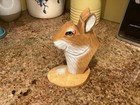 Hand Carved Wooden Rabbit Eyeglass Holder/Stand — photo 1