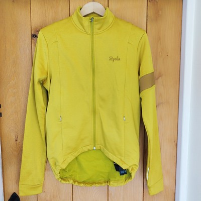 Rapha Winter Trikot Jacke gelb Radfahren Radfahren Bike Wear Wolle Herren Large
