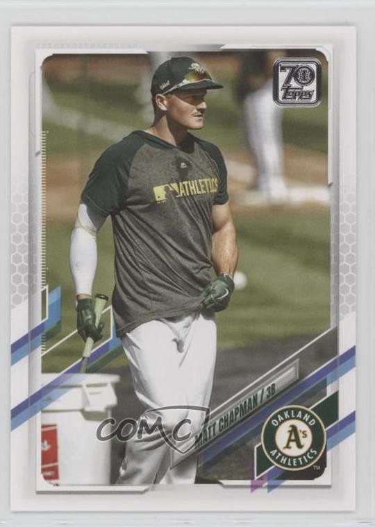 2021 Topps Image Variation SP (Batting Practice) Matt Chapman #3 1ll8