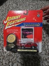 Johnny Lightning 1970 Corvette Ss Red 30th Anniversary Coin