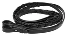 54" Full Horse English Laced Black Leather Reins 805LR04BK