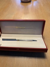 S.T. Dupont Classique Kugelschreiber Silber Drehmechanik mit Box