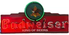 Vintage 1990’s Budweiser Neon Sign "King of Beers" Great condition