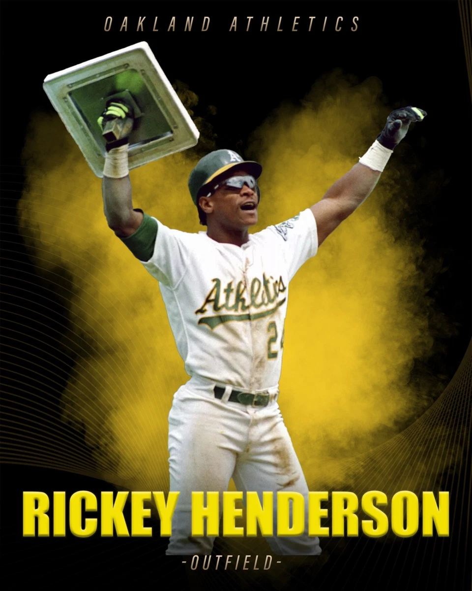 Rickey Henderson Oakland Athletics Baseball MLB Original
