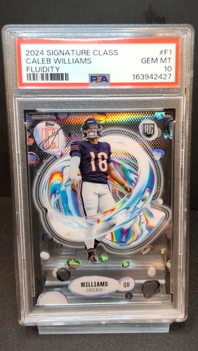 2024 Topps Signature Class - Fluidity Caleb Williams #F-1 (RC) PSA 10