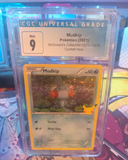 CGC 9 Mint Mudkip 19/25 McDonald's Collection 2021 Confetti Holo Promo on eBay