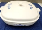 Vintage Corning Ware P-10-B Casserole Dish 10 IN. w/ Matching Pyroceram Lid