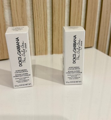 2 Dolce & Gabbana The Only One Sheer Lippenstifte   N E U