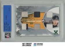 2009-10 ITG Ultimate vault Player 6 Pieces Relics Emerald Jaromir Jagr 1/1