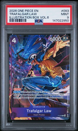 Trafalgar Law (Illustration Box Vol.6) graded PSA 9 for sale on eBay