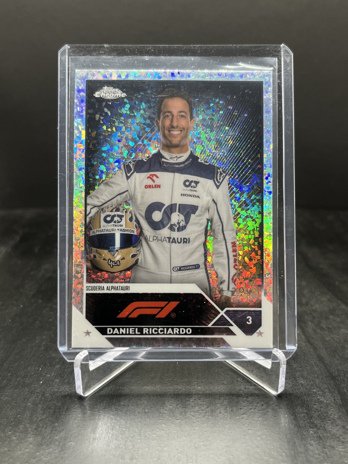 2023 Topps Chrome F1 Daniel Ricciardo Portrait Mini Diamonds 194/299 #69