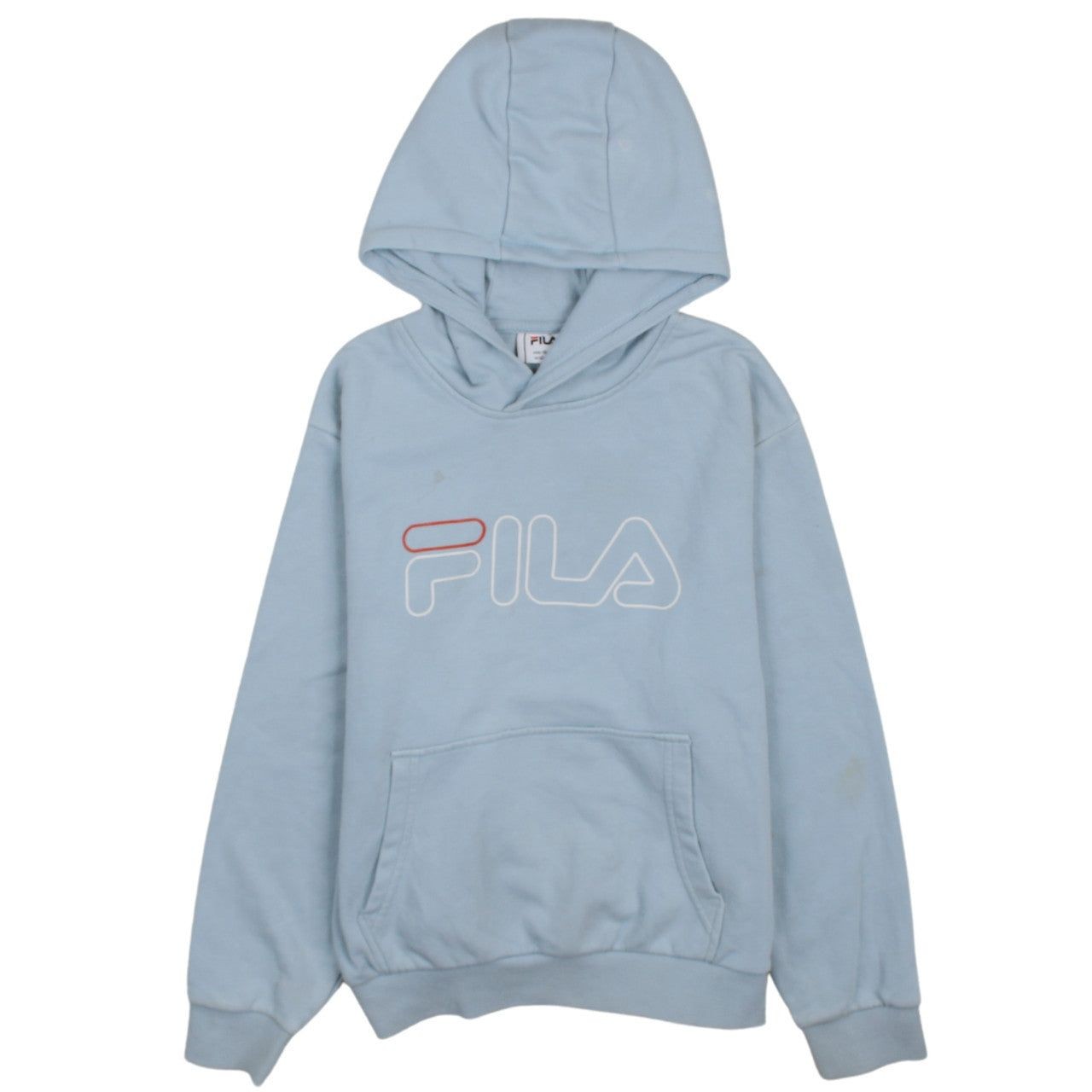 Felpa con cappuccio vintage FILA BLU DONNA S