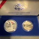 1986-S San Francisco Proof $1 Statue of Liberty Commemorative 0.9 Silver KM#220a — photo 3