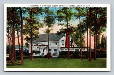 Vintage Inniscarra Chauncey Olcott Cottage Saratoga Springs Postcard
