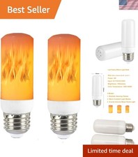 Flame Light Bulbs, Warm Flickering Light Bulbs Effect of Real Fire, E26 Led Flam