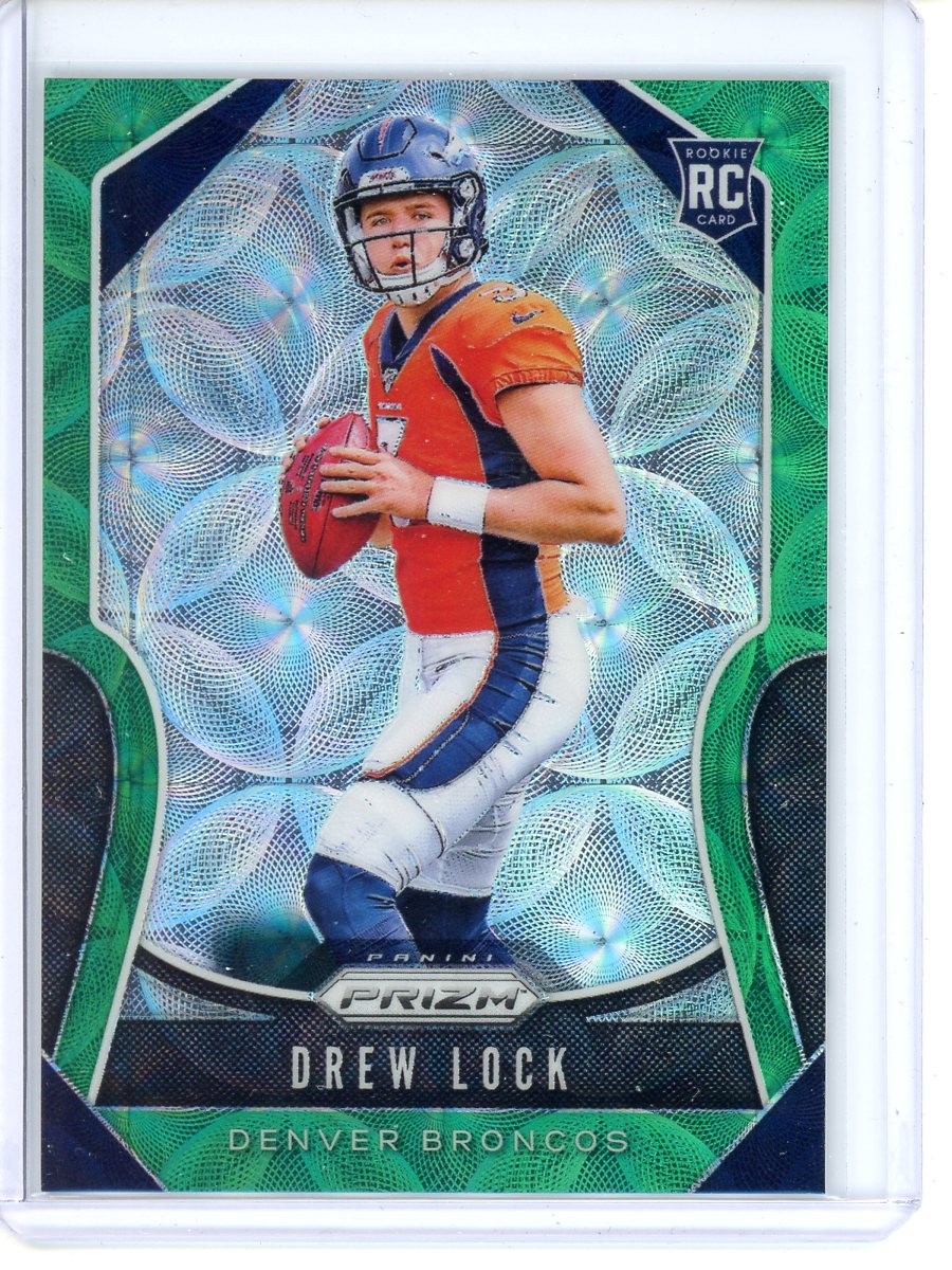Drew Lock Green Scope Rookie /75 2019 Panini Prizm #304