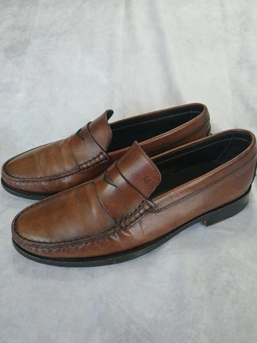 TOD’S Mocassini da guida Tod's in pelle con logo in rilievo da uomo taglia 7 Made in Italy