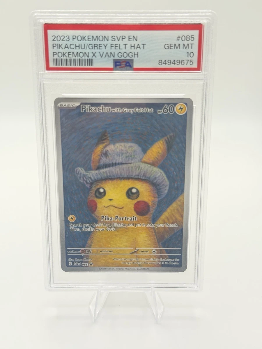 ま*う様 Pikachu with Gray Hat 060/SM-P Preços baixos em Pikachu with Grey Felt Hat 085 Sv: Scarlet