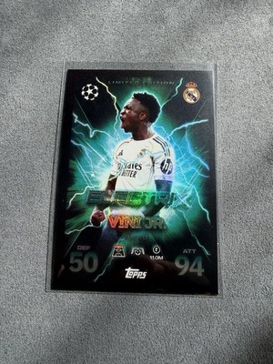 Match Attax Extra 25/26 Vini Jr Electrix #LE10 Real Madrid 2025/2026