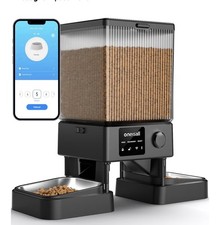 oneisall Automatic Cat Feeder 2 Cats /Dogs 20 Cups/5L Automatic Food Dispenser