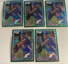 (16) 2010 11 BOWMAN CHROME PROSPECTS REFRACTOR CHRIS ARCHER ROOKIE RC LOT QTY 16