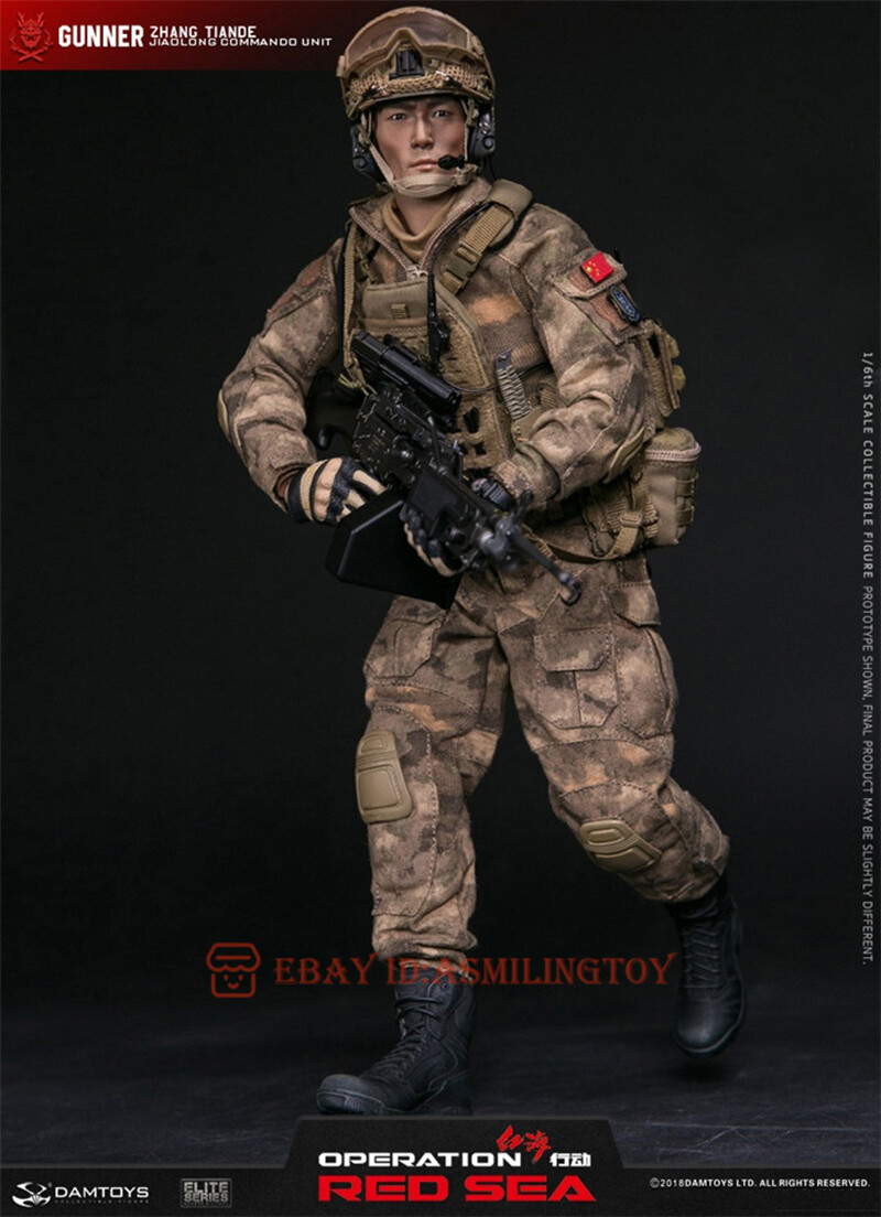 1/6 DAMTOYS DMS007 Operation Red Sea Gunner Zhang Tiande