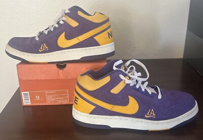 Nike Delta Force 3/4 LA sz 12 Court Purple / Del Sol 307723 571 Kobe Nike Air