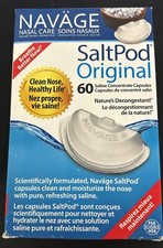 NAVAGE SaltPod Original Nasal Care Saline Concentrate Capsules 60Ct Exp 08/27 H8