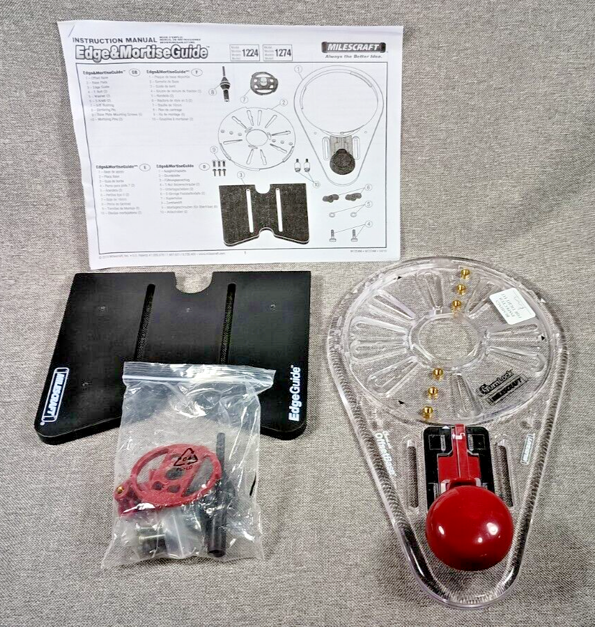 MILESCRAFT 1224 Router Edge and Mortise Guide eBay