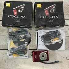 Nikon Coolpix L20 Red Lot