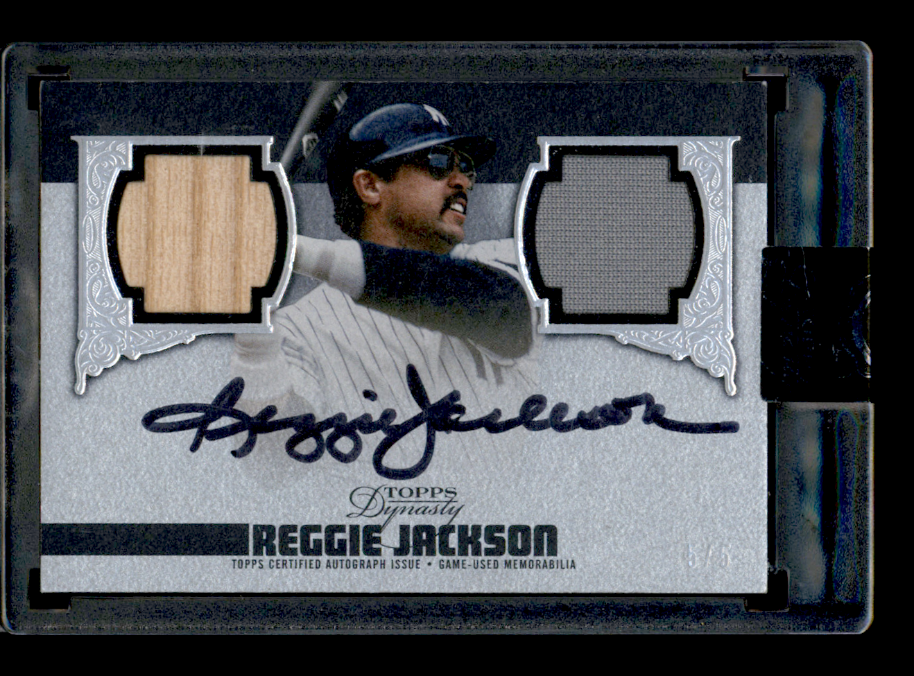 2019 Topps Dynasty ADRR Reggie Jackson Jersey Bat Auto 5/5 New York Yankees eBay