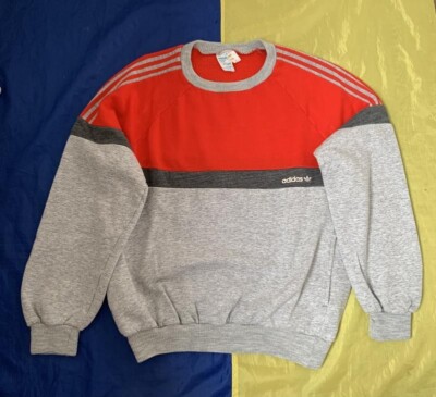ADIDAS VENTEX SWEATSHIRT VINTAGE 80s MADE IN TUNISIA Sz.M