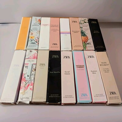 ZARA EDP PERFUMES-- 10 ml BRAND NEW IN SEALED RETAIL