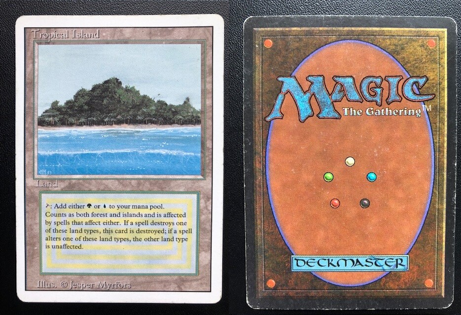 Tropical Island ~ Revised [ MODERATELY PLAYED ] [ Magic MTG ] | eBay