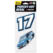 Ricky Stenhouse Jr 2018 Wincraft 17 Fastenal 4x8 2pc Decal Set FREE SHIP 
