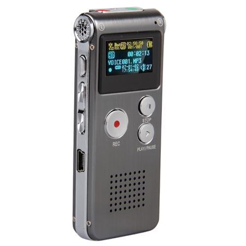 8GB Digital LED Diktiergerät SPY Aufnahmegerät 8G MP3 Player Voice Recorder WAV