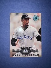 1995 TOPPS STADIUM CLUB VIRTUAL REALITY PARALLEL BASEBALL MARVIN FREEMAN #204 FS