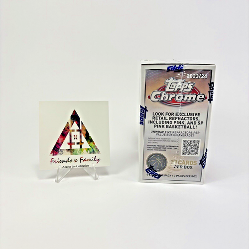2023-24 Topps Chrome NBA Basketball Factory Sealed Value Blaster Box IN HAND - Picture 4 of 5