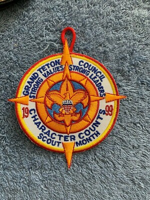 BSA Grand Teton Council Scout Month 1999, Character Counts | eBay